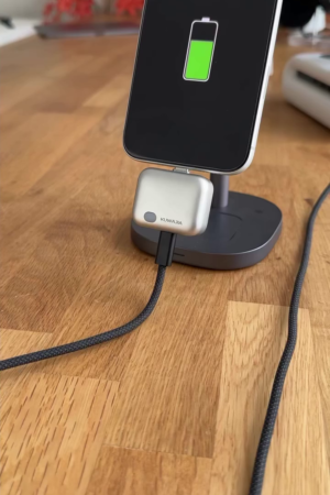 USB-C Fast Charging Adapter for Smartphone & Earbuds | Compact Portable Charging Converter